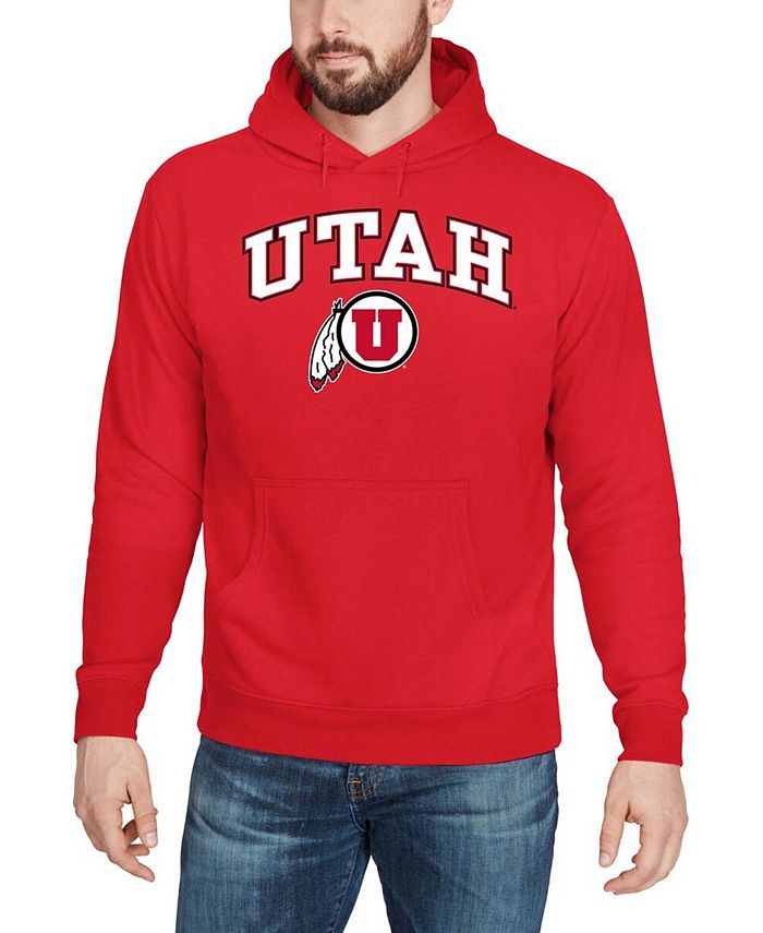 Fanatics Men's Red Utah Utes Campus Pullover Hoodie Macy's