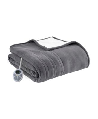 Electric Reversible Fleece to Sherpa Blanket, Full