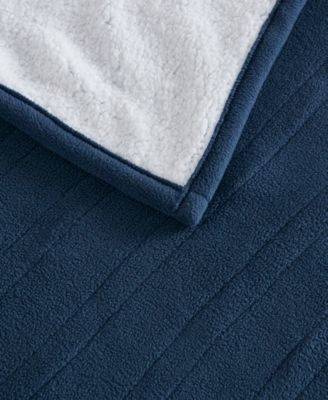 Electric Reversible Fleece to Sherpa Blanket, King