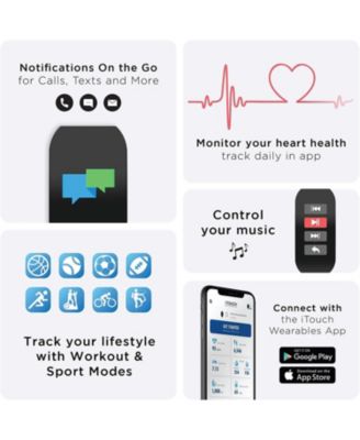 Unisex Tiedye Silicone Strap Active Smartwatch 44mm