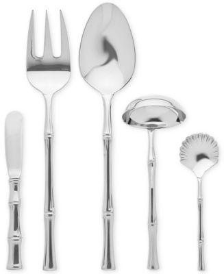 Ricci Bamboo 5-Piece Hostess Set - Macy's