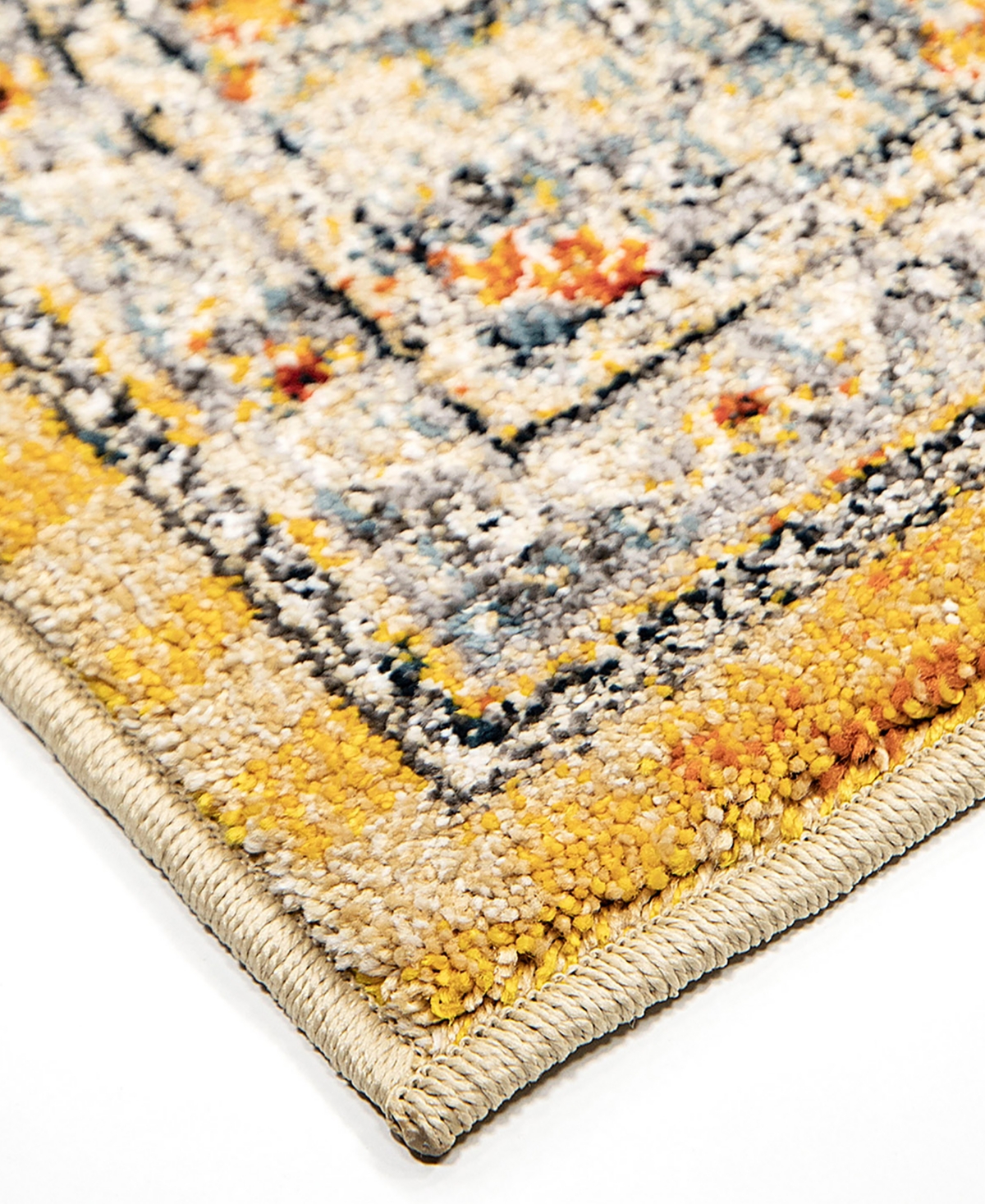 Orian Gemstones Cressida Area Rug - Gold-Tone