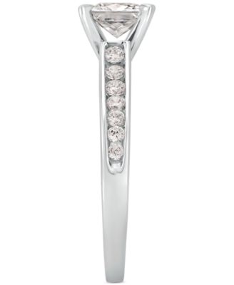 Diamond Princess-Cut Channel-Set Bridal Set (1-1/2 ct. t.w.) in 14k White Gold
