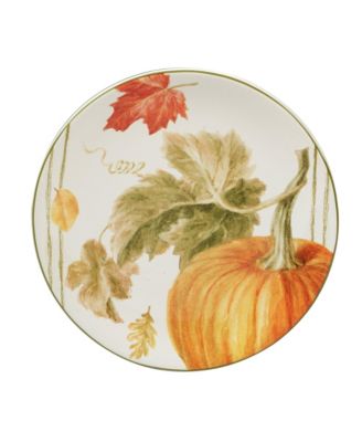 Autumn Harvest Dessert Plate, Set of 4