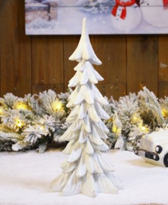 Resin Christmas Table Tree Decor, 14.75"