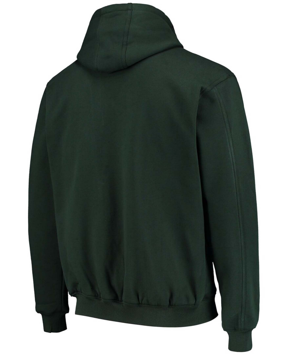 Shop Dunbrooke Men's Green Green Bay Packers Craftsman Thermal Lined Full-zip Hoodie
