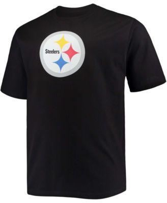 Men's Big and Tall T.J. Watt Black Pittsburgh Steelers Player Name Number T-shirt