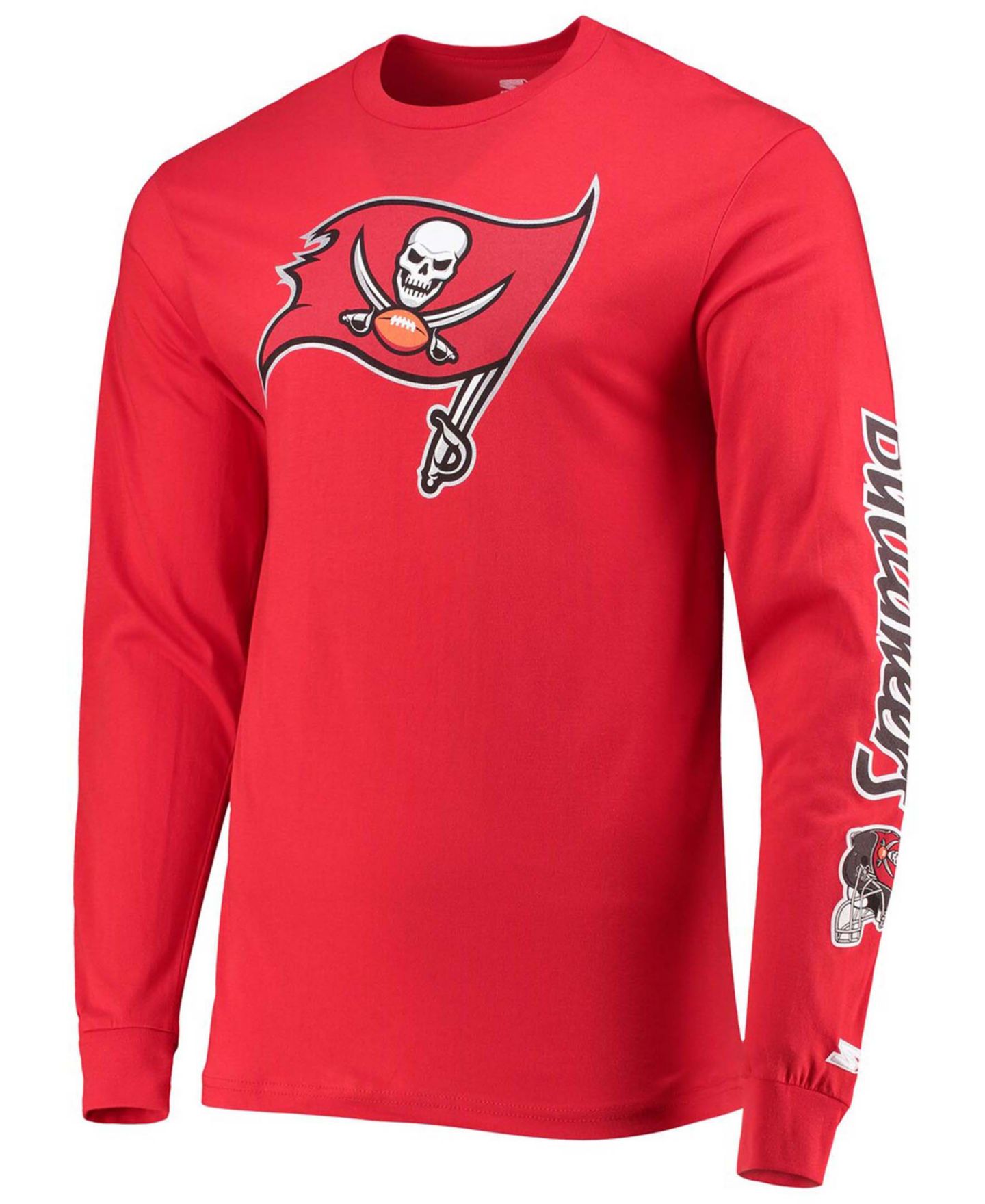 Мужская футболка Starter Red Tampa Bay Buccaneers Halftime Long Sleeve — фото 3