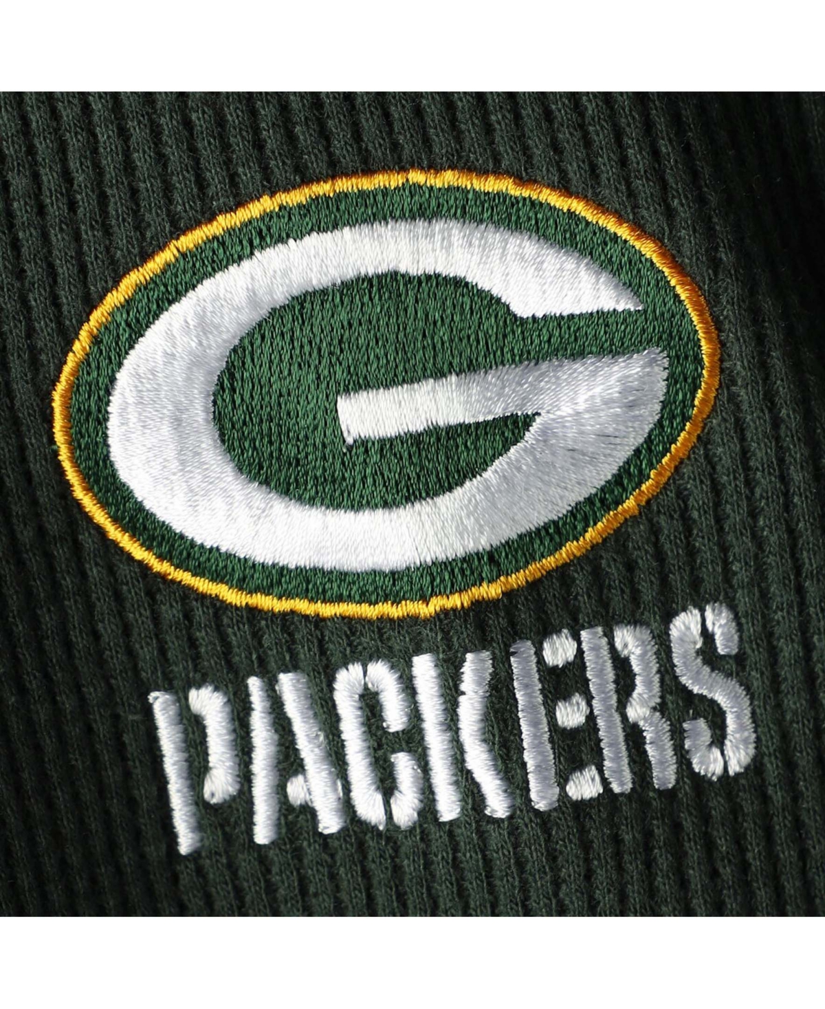 Men'sGreen Bay Packers Maverick Thermal Henley Long Sleeve T-shirt - Green