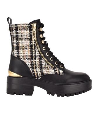 macy's black guess boots