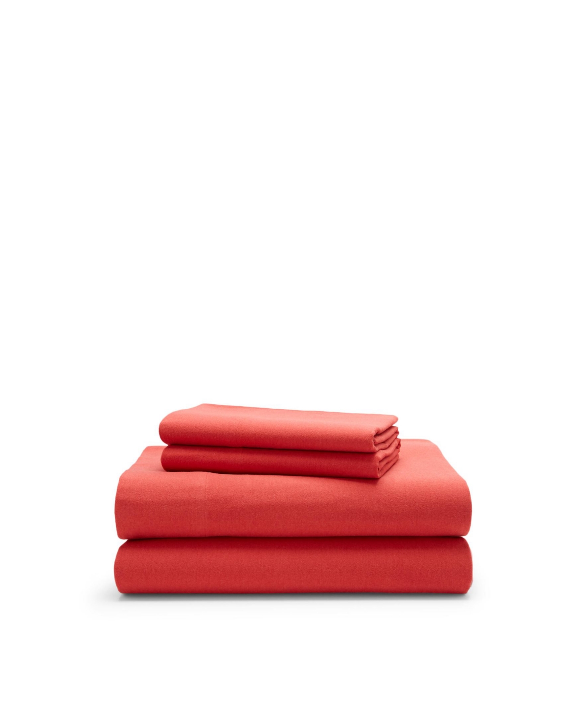 Lauren Ralph Lauren Flannel 4-pc. Sheet Set, Twin Bedding In Red