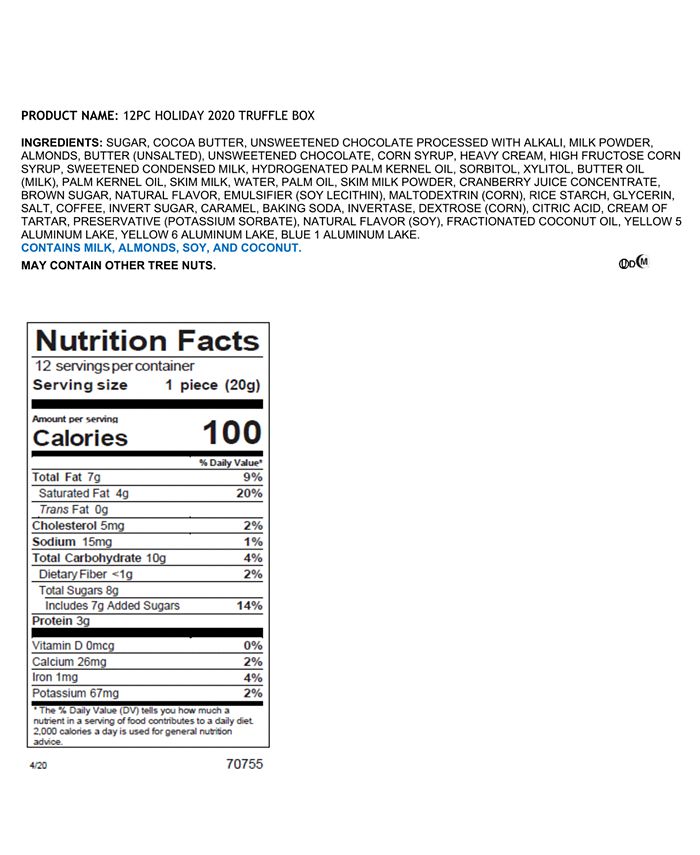 Godiva Spirit of the Season Chocolate Holiday Gift Basket Macy's