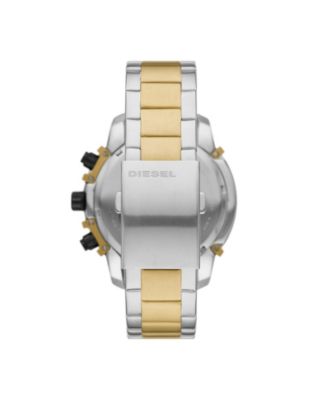 Men's Griffed Chronograph Two-Tone Stainless Steel Bracelet Watch, 48mm