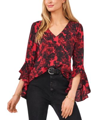vince camuto bell sleeve blouse