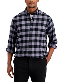 Men's Plaid Flannel Shirt, Created for Macy's 