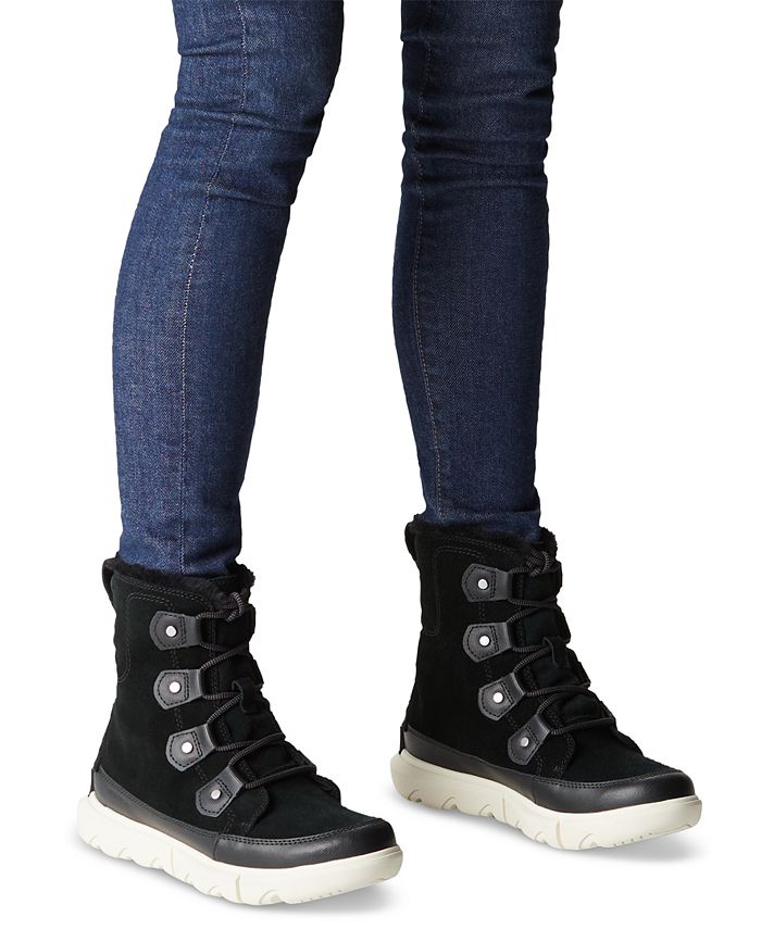 sorel women's explorer joan lug sole waterproof booties
