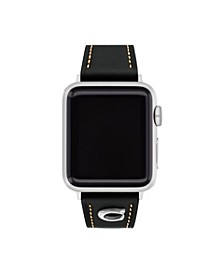Women's Black Leather Strap 38/40/41mm Apple Watch Band