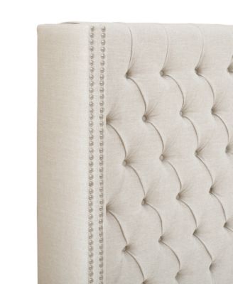 Amelia Fabric Tufted Queen Headboard