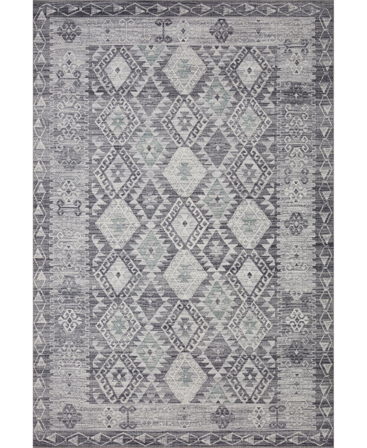 Loloi Ii Zion Zionzio-03 8'6in x 11'6in Area Rug - Charcoal