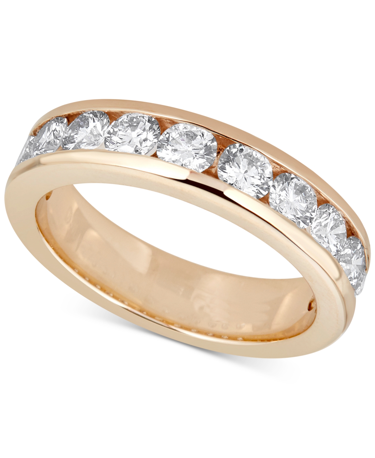 Diamond Channel-Set Band (1-1/2 ct. t.w.) in 14k White or- Yellow Gold
