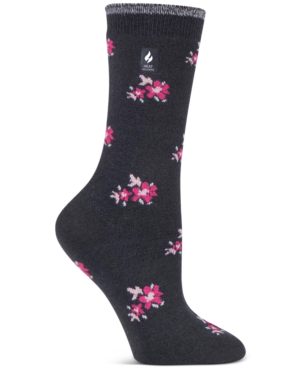 Heat Holders Women's Ultra Lite Bellis Floral Crew Socks