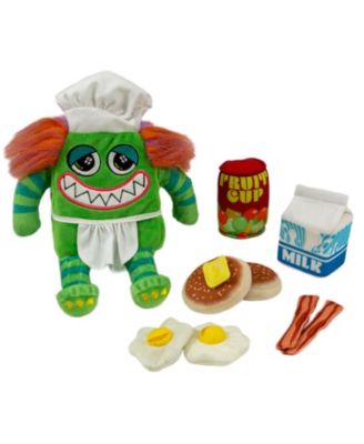 Monster Chef - Boris and Breakfast Plush Play Food Doll