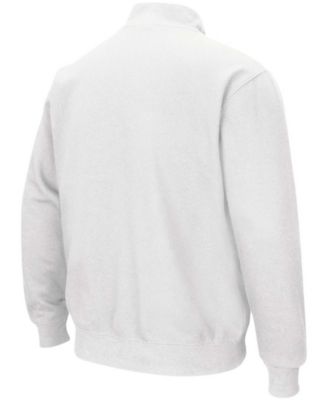 Men's White Alabama Crimson Tide Tortugas Logo Quarter-Zip Pullover Jacket