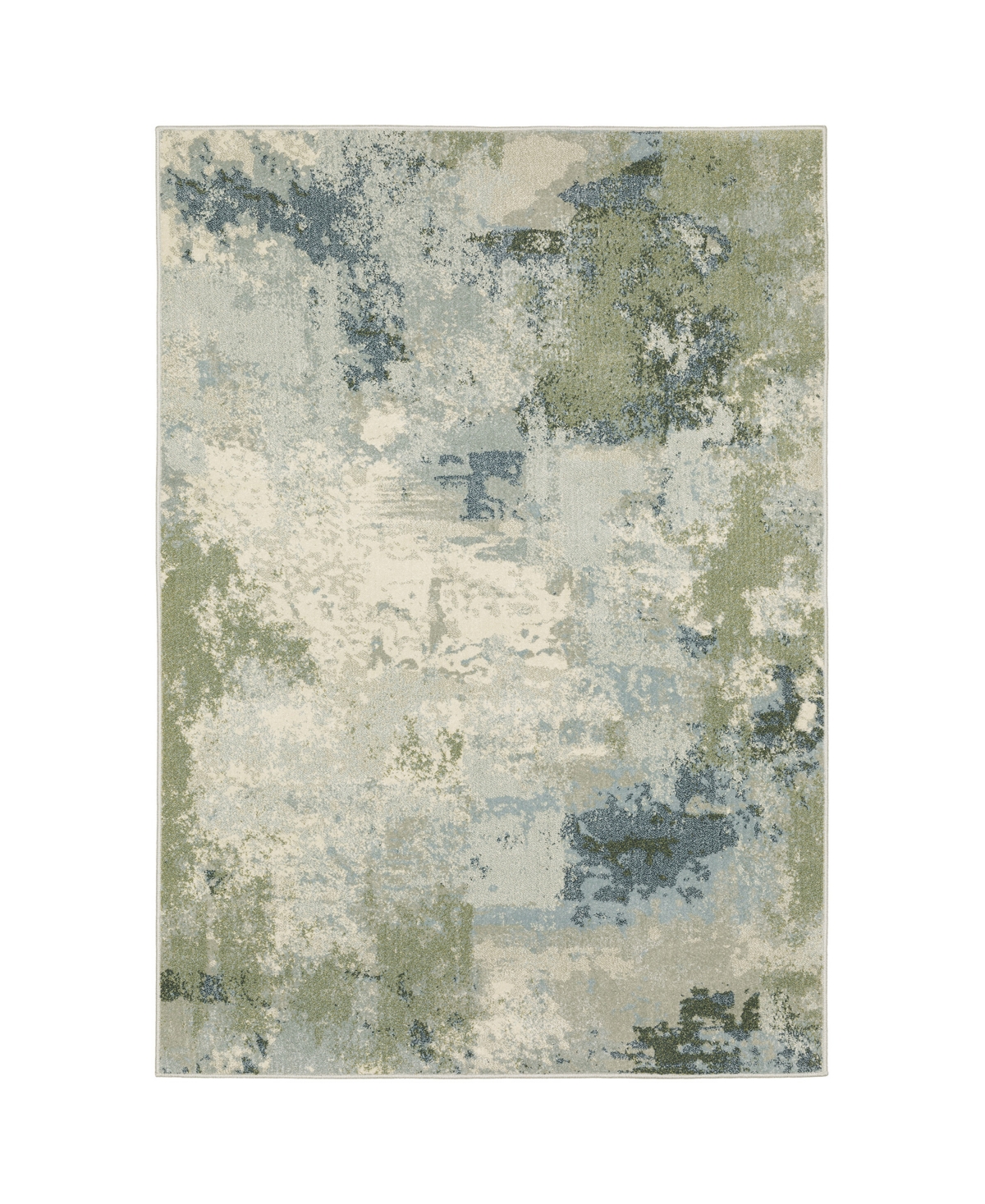 Jhb Design Ozark OZA08 9'10in x 12'10in Area Rug - Blue