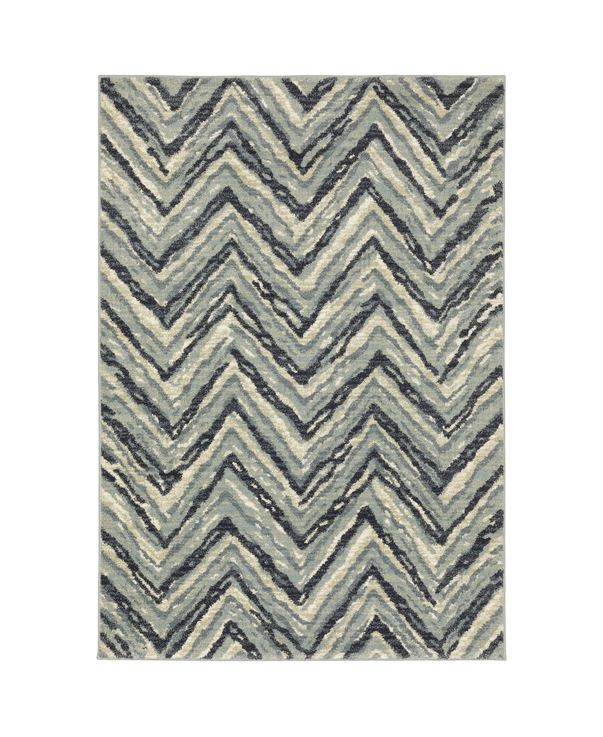 Jhb Design Cordoba COR03 6'7in x 9'2in Area Rug - Blue