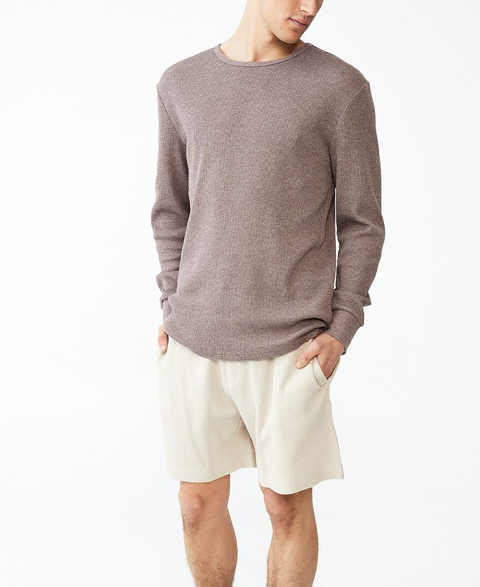 COTTON ON Men's Waffle Long Sleeve T-shirt - Macy's