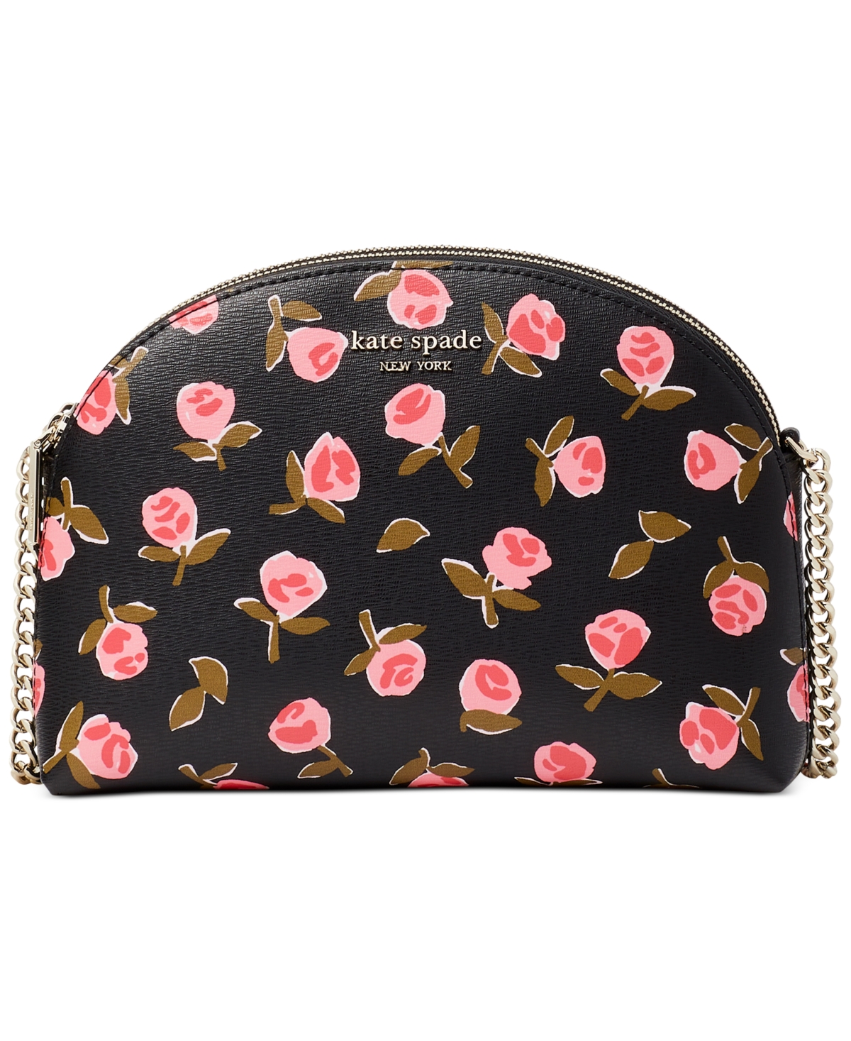 Kate Spade Spencer Ditsy Rose Dome Crossbody Bag In Black Multi. ModeSens