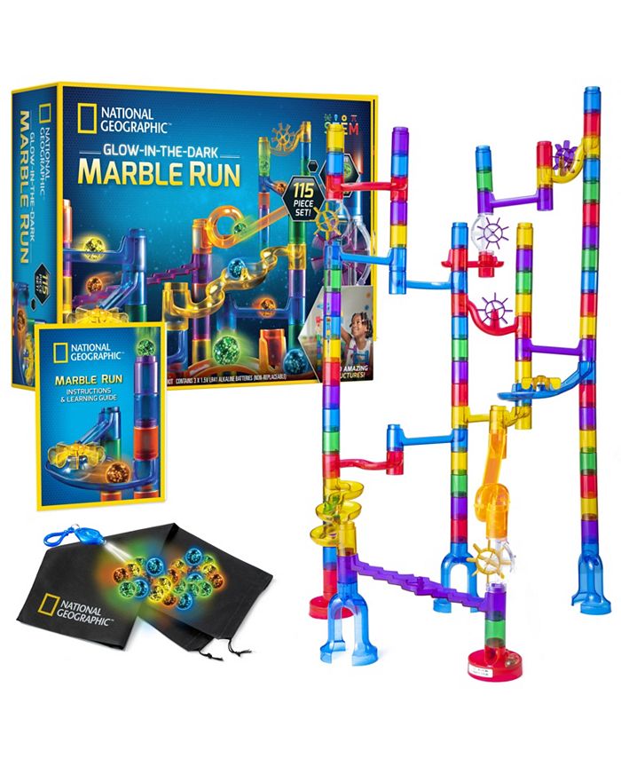 National Geographic GlowintheDark Marble Run 115 piece Macy's