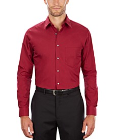 Men's Classic-Fit Point Collar Poplin Dress Shirt
