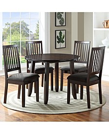 Yorktown 5-Pc Dining (Table + 4 Side Chairs)