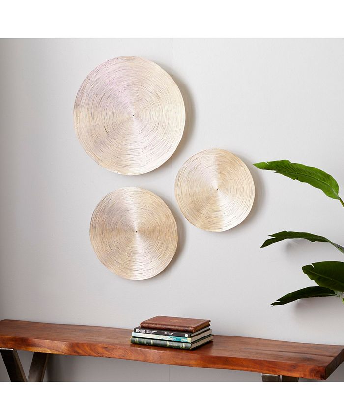 Rosemary Lane Contemporary Wall Decor, Set of 3 - Macy's