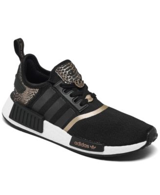 women's adidas originals nmd r1 casual shoes black rose gold