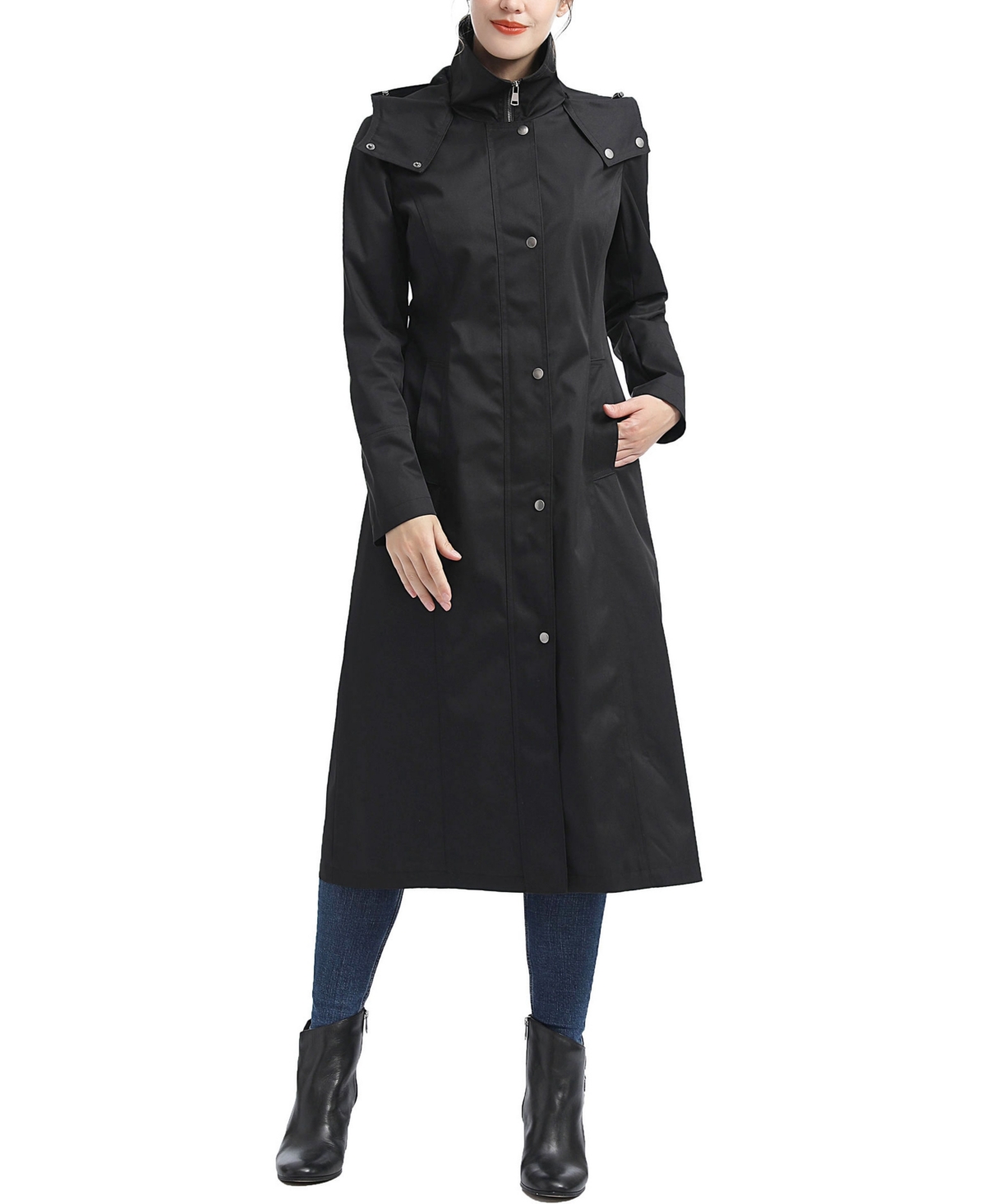 Women's Brooke Water Resistant Hooded Long Coat - Tan