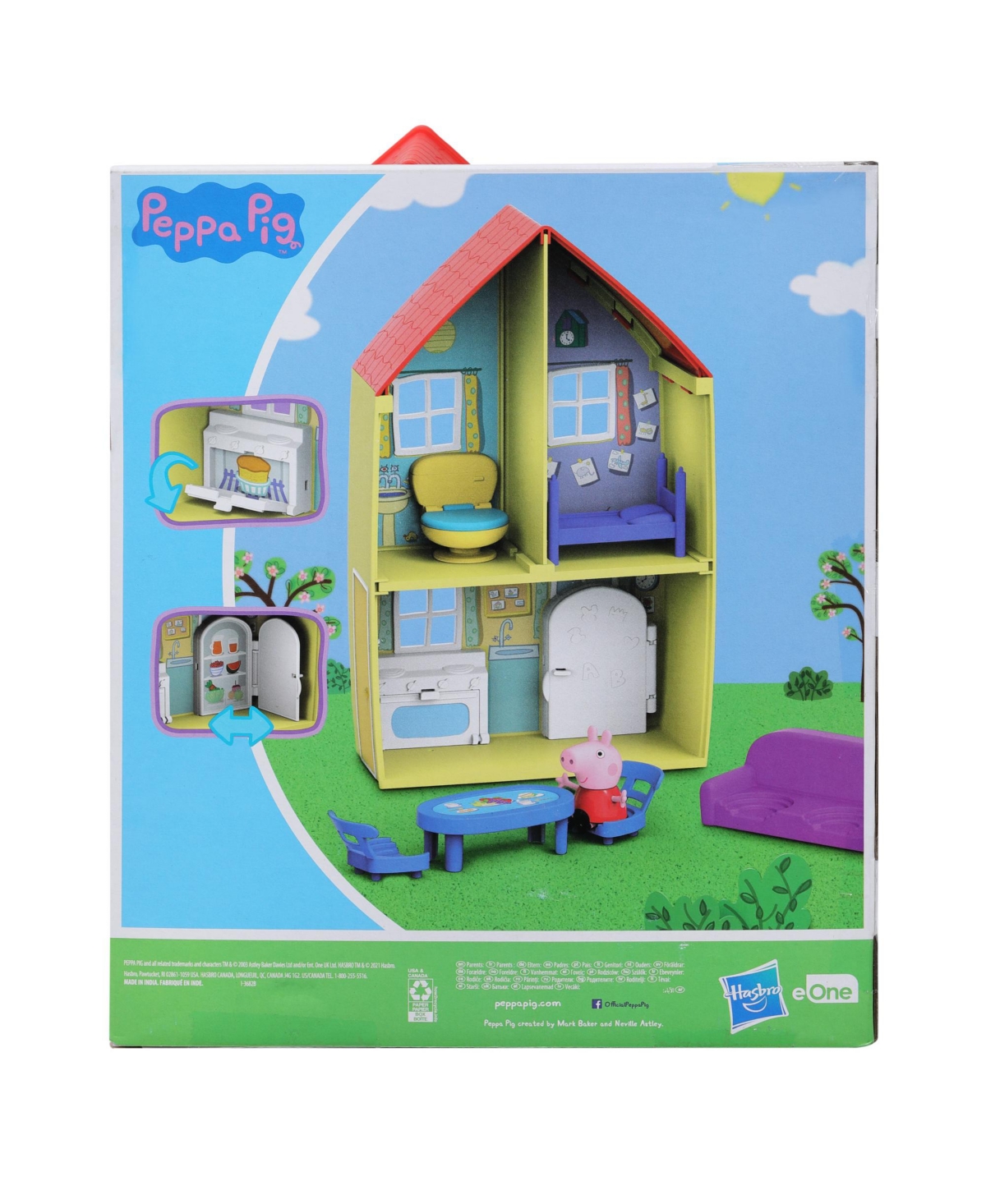 Peppa Pig Pep Peppa's Opp House Set, 7 Piece In Multicolor