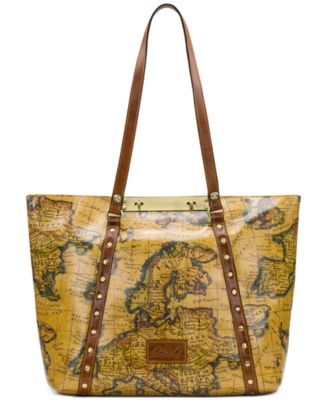 patricia nash benvenuto leather tote bag