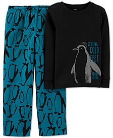 Little & Big Boys 2-Pc. Penguin Pajamas 