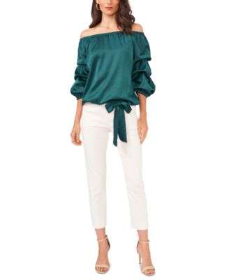 Off-The-Shoulder Puff Sleeve Top