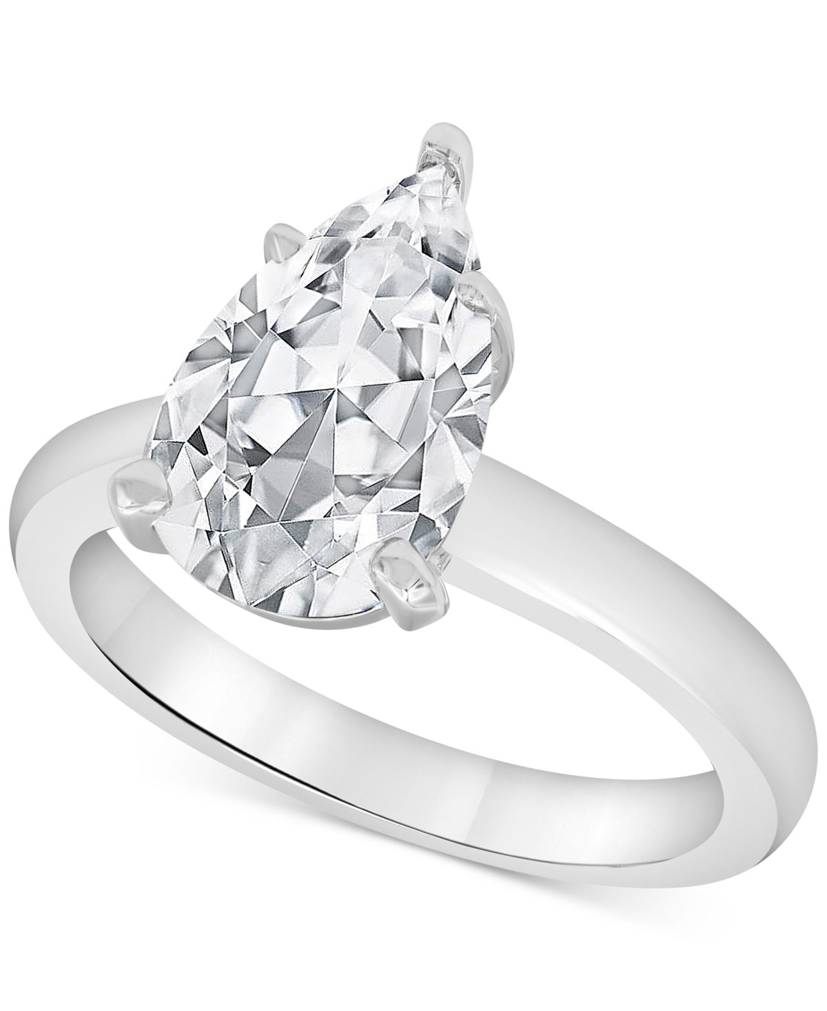 Badgley Mischka Certified Lab Grown Diamond Engagement Ring (3 ct. t.w.) in 14k White Gold