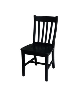 42" Dual Drop Leaf Table with 4 Slat Back Dining Chairs - 5 Piece Dining Set