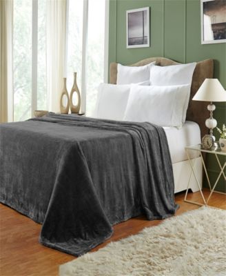 Wrinkle Resistant Plush Fleece Blanket, King