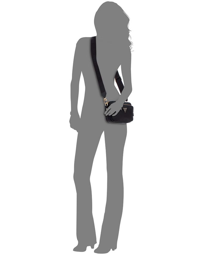 GUESS Little Bay Nylon Double Compartment Camera Crossbody Macy's