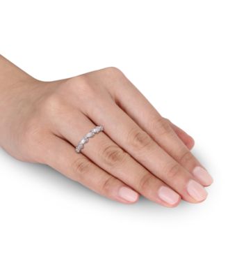 Lab-Grown Moissanite Band (1-1/4 ct. t.w.) in Sterling Silver