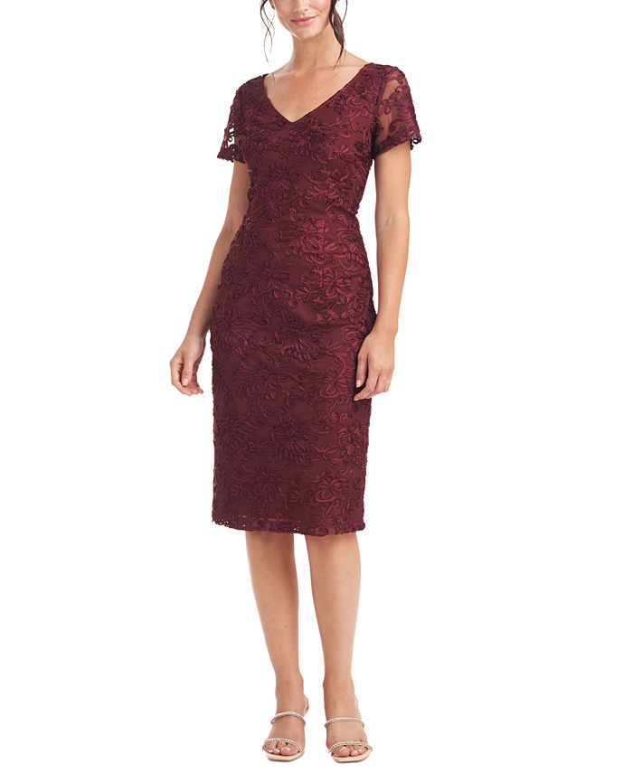 Js collections shop soutache sheath dress