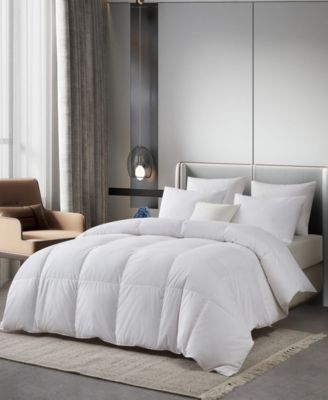 European White Down & Feather All Season Comforter, Full/Queen