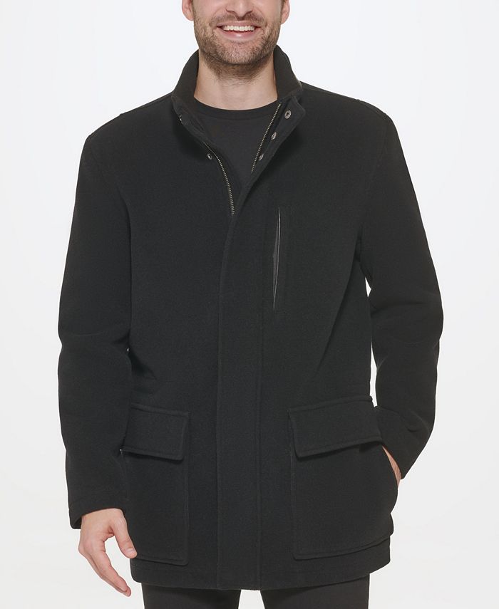 Cole Haan Men's Classic Wool Plush Car Coat Macy's