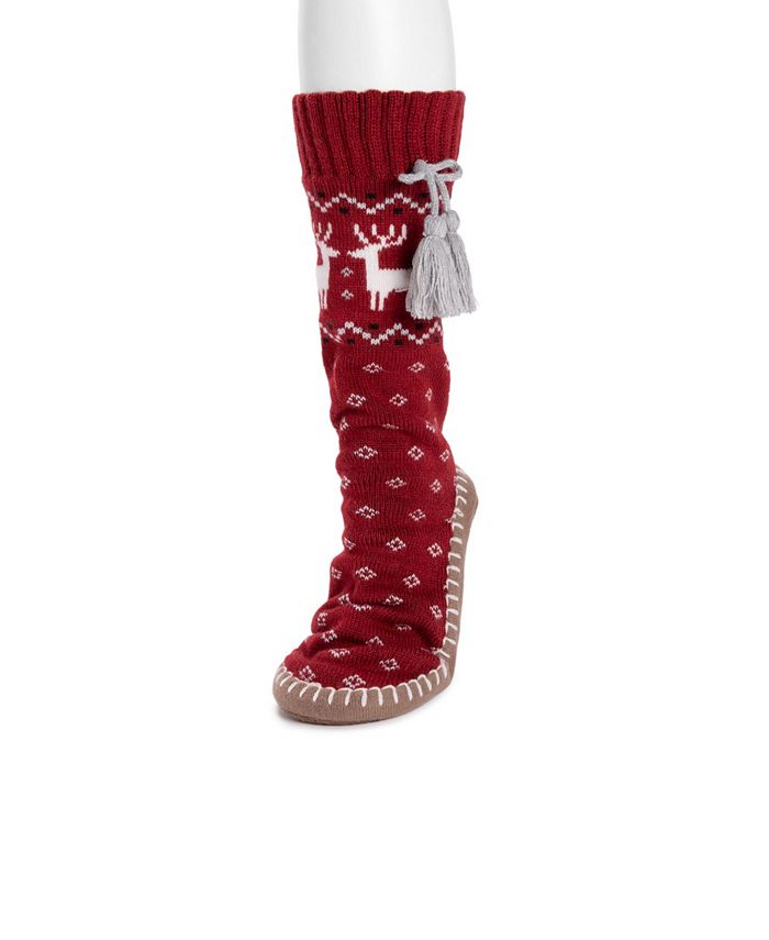 Muk Luks Women's Slipper Socks with Tassel Macy's